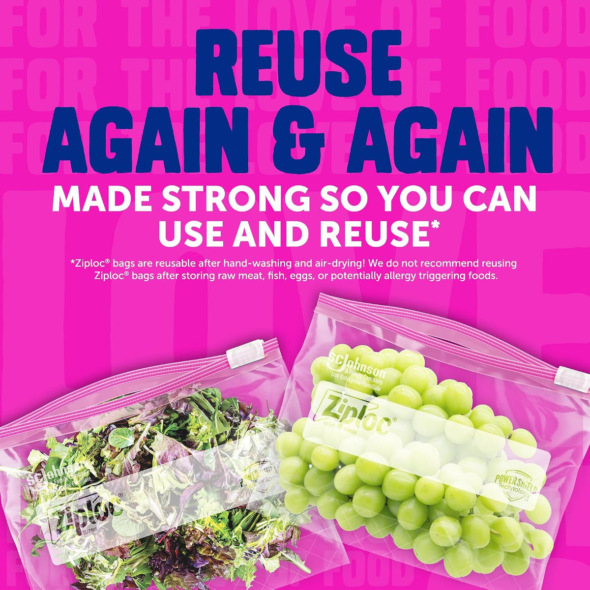 Ziploc Gallon Food Storage Slider Bags, 68 Count