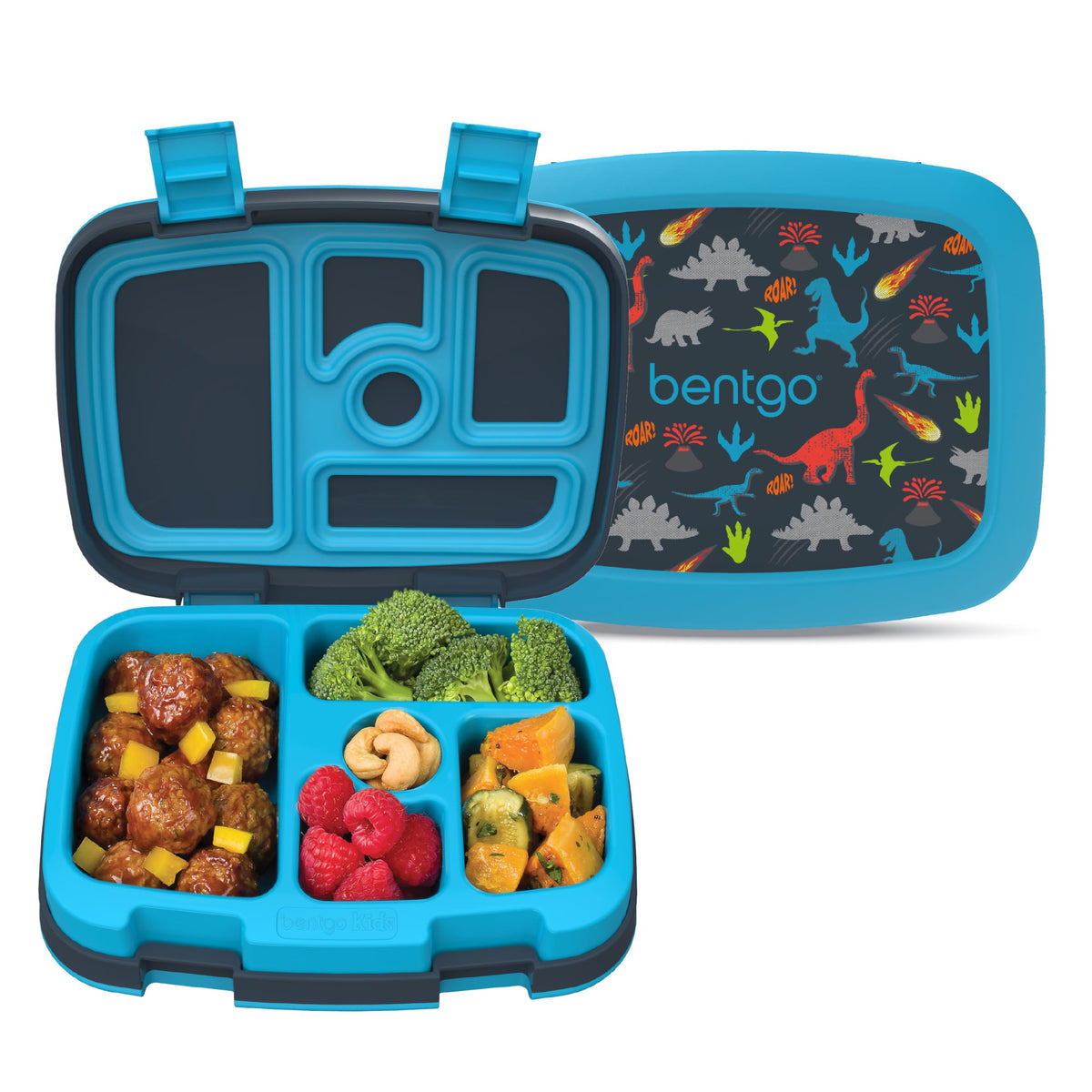 Bentgo Kids Prints Leak-Proof 5-Compartment Bento-Style Kids Lunch Box