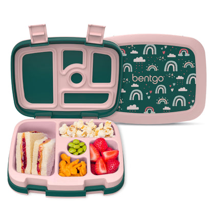 Bentgo Kids Prints Leak-Proof 5-Compartment Bento-Style Kids Lunch Box