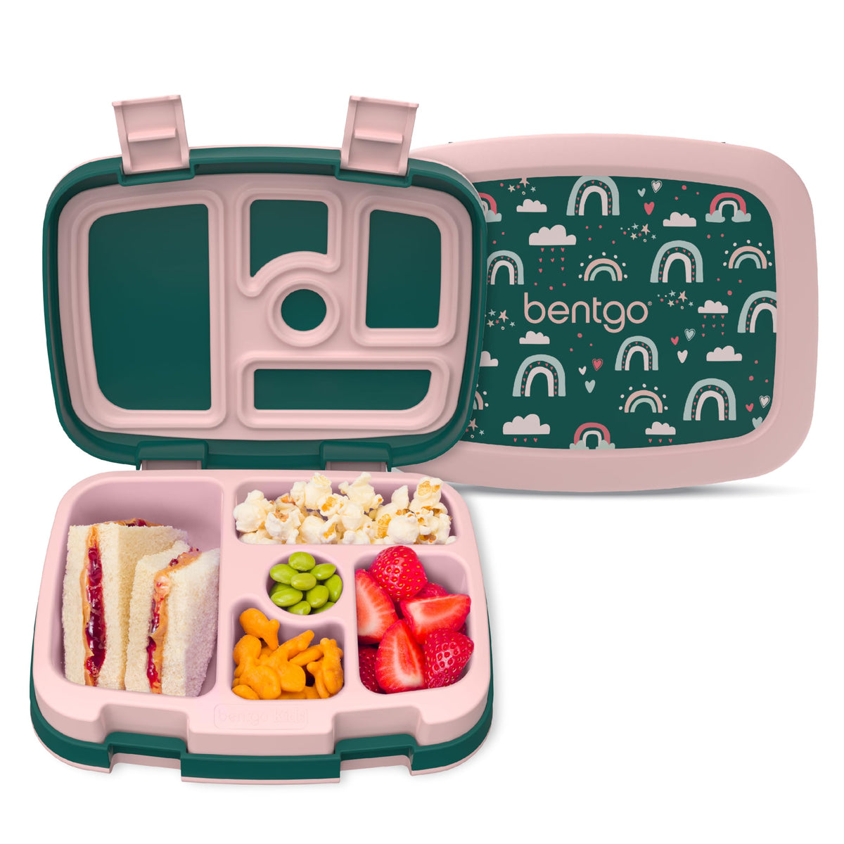 Bentgo Kids Prints Leak-Proof 5-Compartment Bento-Style Kids Lunch Box