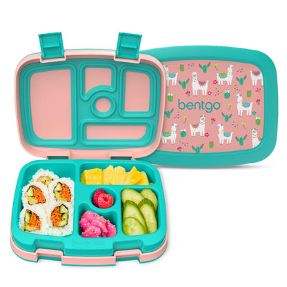 Bentgo Kids Prints Leak-Proof 5-Compartment Bento-Style Kids Lunch Box