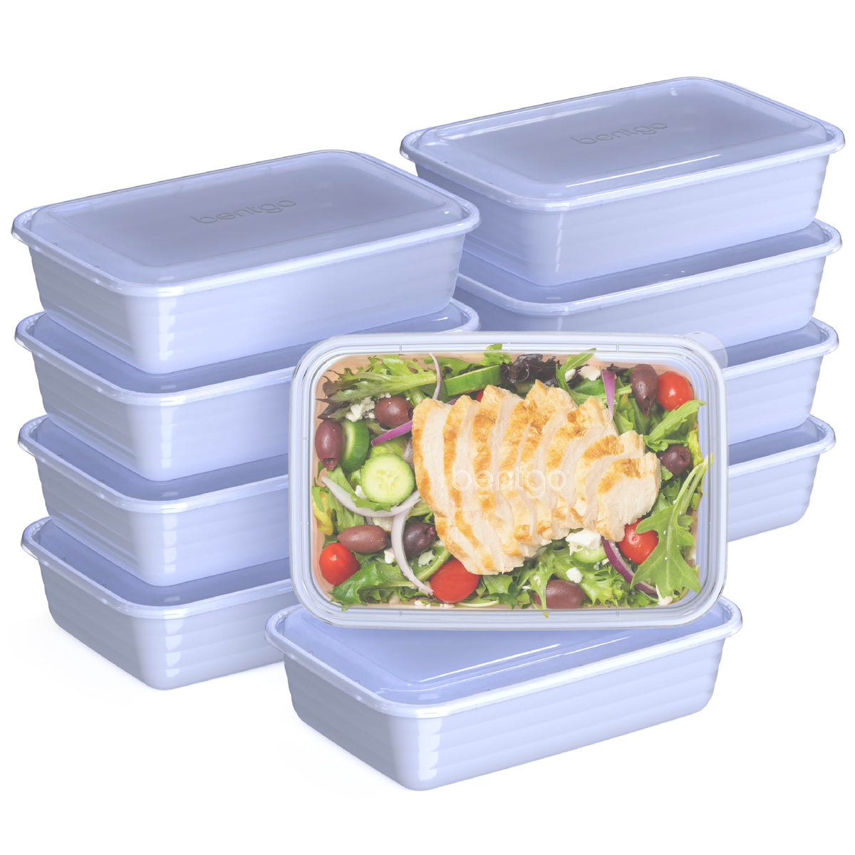 Bentgo Prep Meal Prep Containers with Lids, 20 Piece, PFAS & BPA-Free