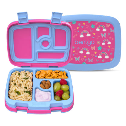 Bentgo Kids Prints Leak-Proof 5-Compartment Bento-Style Kids Lunch Box