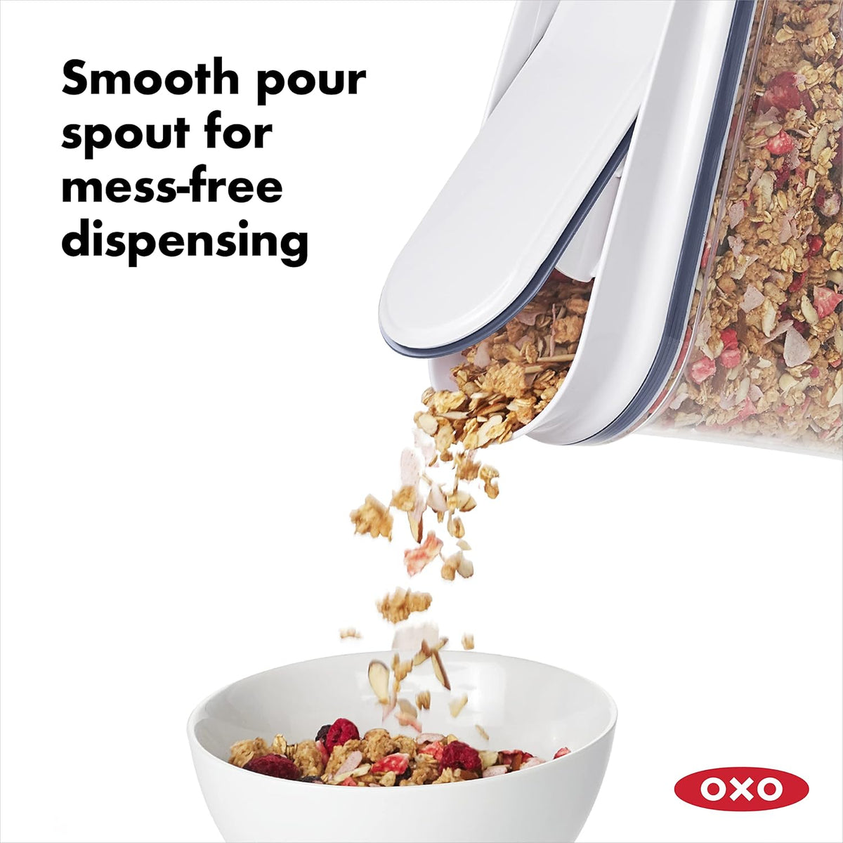 OXO Good Grips POP Airtight Cereal Dispenser 3-Piece Set, 3.4 Qt Each
