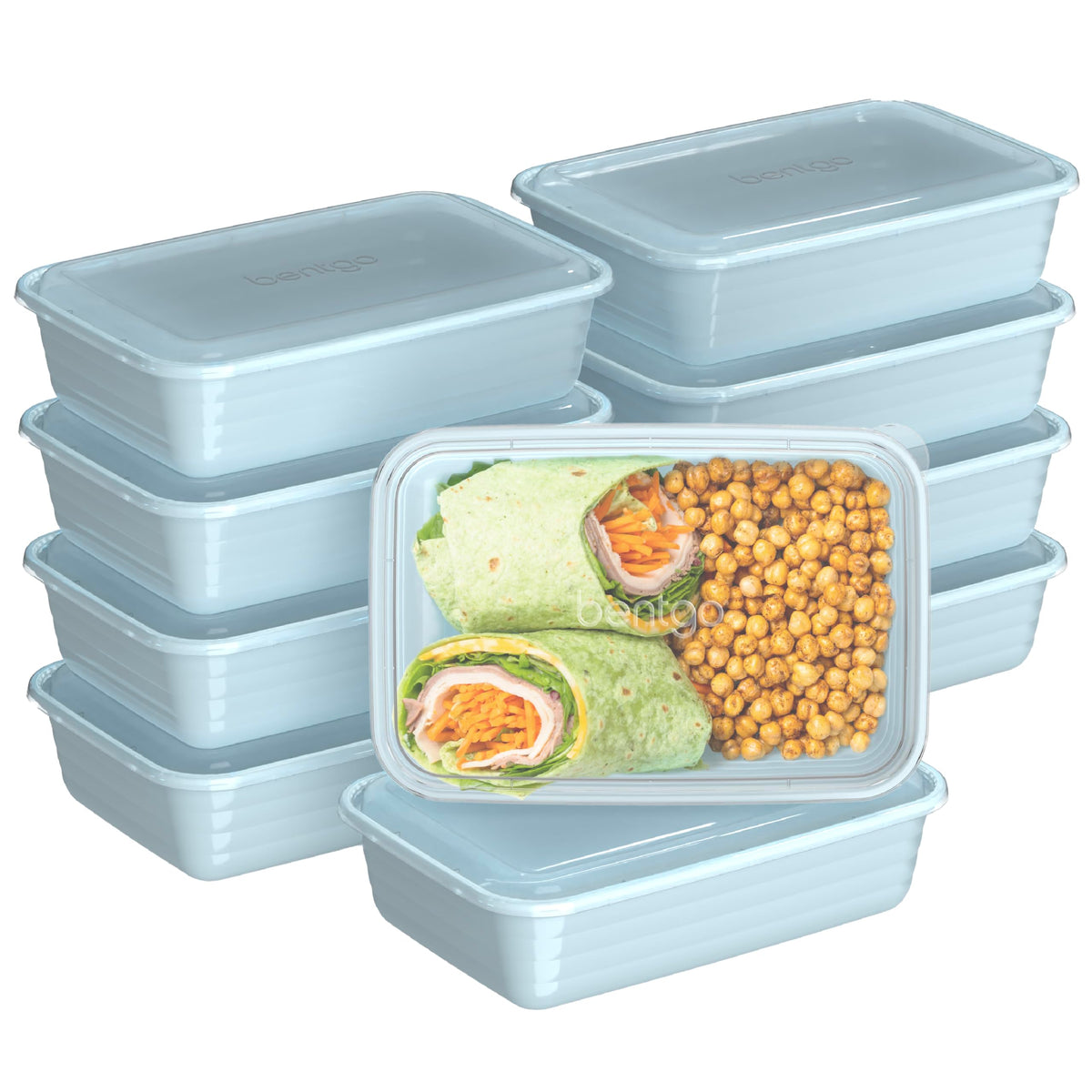 Bentgo Prep Meal Prep Containers with Lids, 20 Piece, PFAS & BPA-Free
