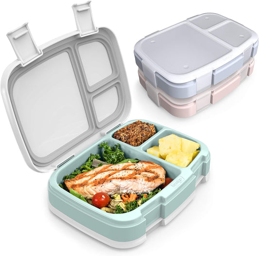 Bentgo Fresh 3-Pack Meal Prep Lunch Box Set with 3-Compartment Trays