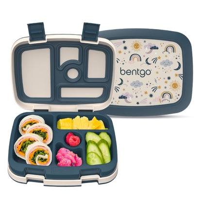 Bentgo Kids Prints Leak-Proof 5-Compartment Bento-Style Kids Lunch Box