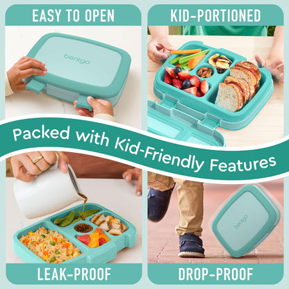 Bentgo Kids Bento-Style 5-Compartment Leak-Proof Lunch Box