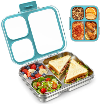 LOHASOK Stainless Steel Bento Lunch Box, 800ml, Pink