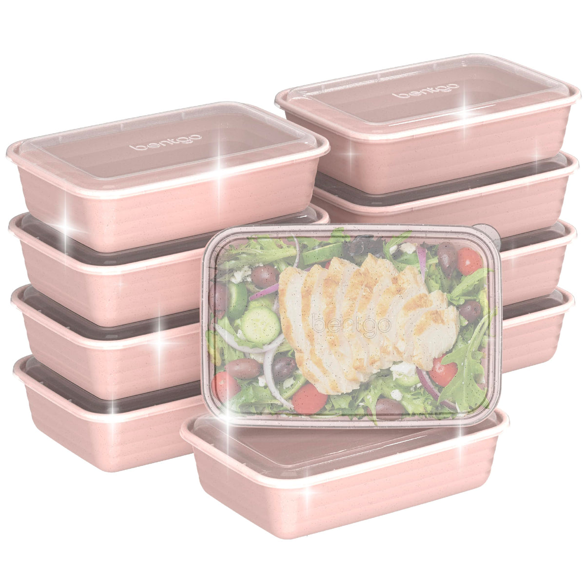 Bentgo Prep Meal Prep Containers with Lids, 20 Piece, PFAS & BPA-Free
