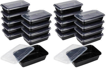 GoodCook Meal Prep Containers, Single Compartment 10-Pack