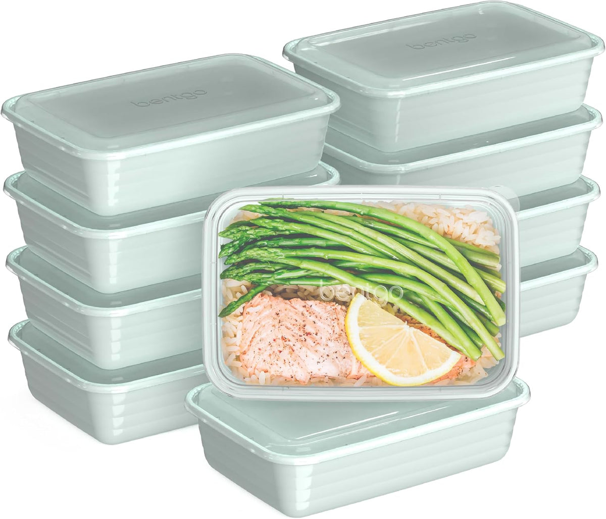 Bentgo Prep Meal Prep Containers with Lids, 20 Piece, PFAS & BPA-Free