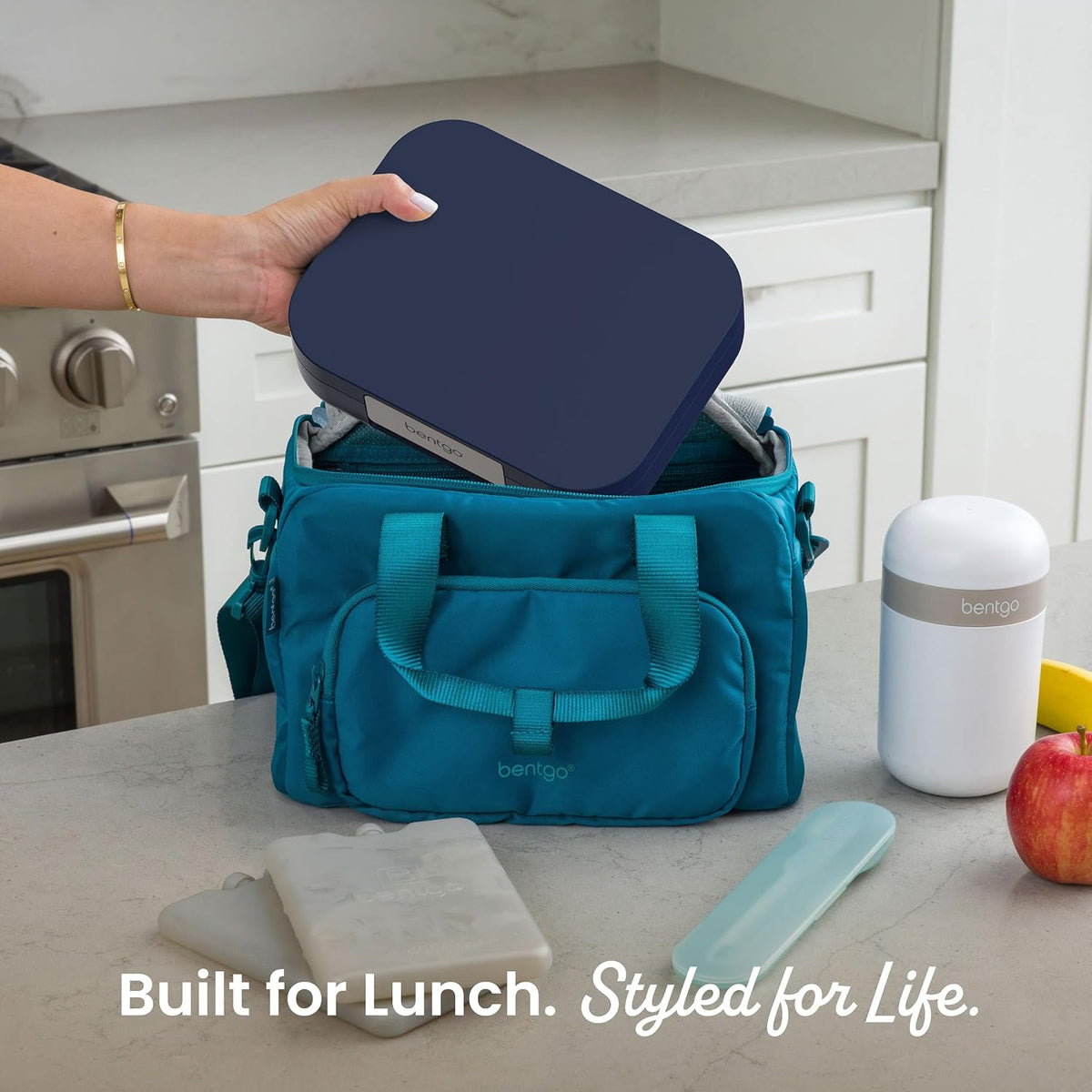 Bentgo Modern Adult Bento Lunch Box with 3-4 Compartments