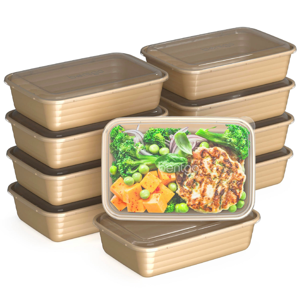 Bentgo Prep Meal Prep Containers with Lids, 20 Piece, PFAS & BPA-Free
