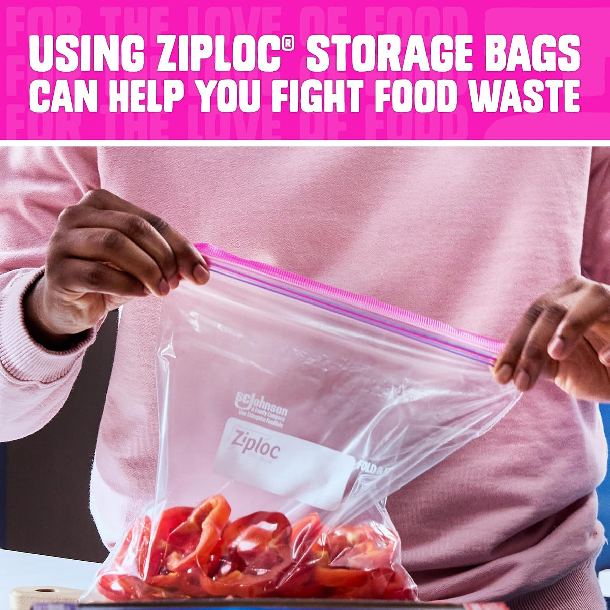 Ziploc Quart Food Storage Bags, 136 Total Bags (34 Count, 4-Pack)