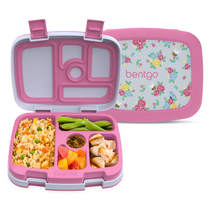 Bentgo Kids Prints Leak-Proof 5-Compartment Bento-Style Kids Lunch Box