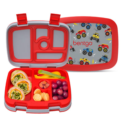 Bentgo Kids Prints Leak-Proof 5-Compartment Bento-Style Kids Lunch Box