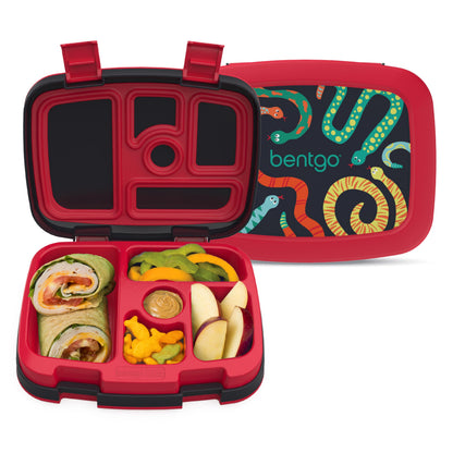 Bentgo Kids Prints Leak-Proof 5-Compartment Bento-Style Kids Lunch Box