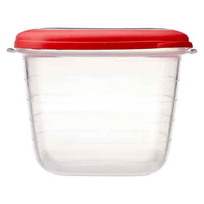 Plastic Food Storage Containers - 40 Oz Airtight Containers, Durable, Leak-Proof Lids, Steam Vent, Microwave & Dishwasher Safe